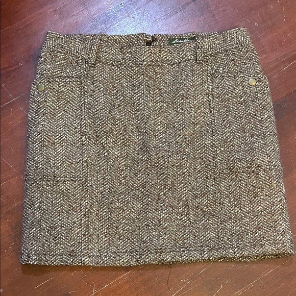 Eddie Bauer wool blend Mini Skirt - Picture 1 of 9